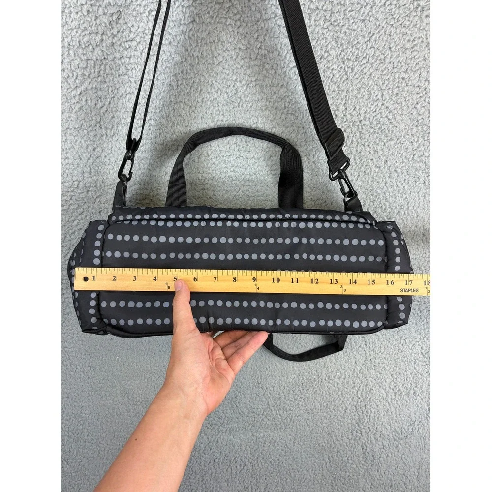 Skip Hop Riverside Ultra Light Diaper Bag Tote Womens Black Polka Dot Carryall